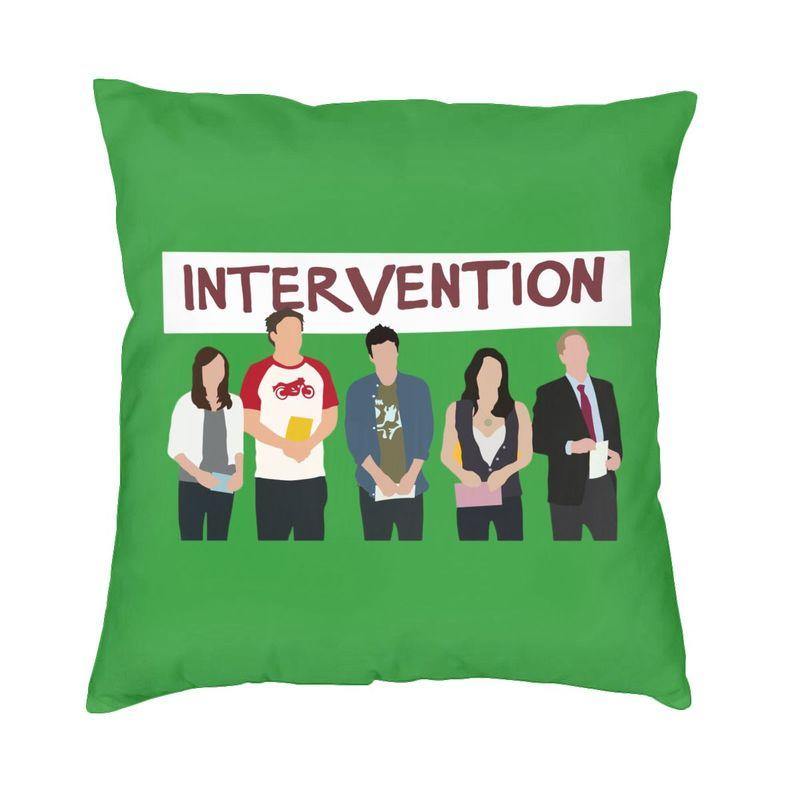 Intervention How I Met Your Mother Soffa Kuddfodral Mjuk Rolig TV-program Kuddfodral Vardagsrumsdekoration Örngott