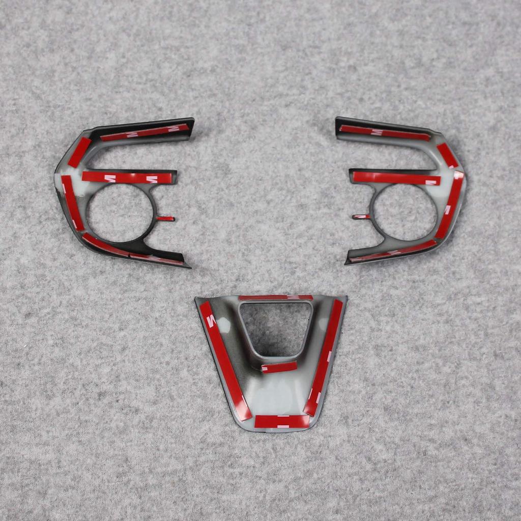 RUIQ Toyota New RAV4 (5th Generation) Interior Steering Wheel Garnish, Handle Frame, Interior Designed Exclusively for the Toyota RAV4 (Piano Black)