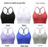 Stylish Cross-Back Yoga Sports Vest with Soft Straps for Fitness and Outdoor Running