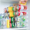 1Pcs Beer Soda Drink Can Storage Box Kitchen Fridge Drink Bottle Holder Fridge Refrigeration Storage Organizer Rack Shelf