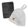 Sauna Hat Imabari Towel Sauna Mat Sauna Sauna Hat Large Sauna Goods Towel Fabric Washable [Forward press] Men's Women's (Gray Stairs)