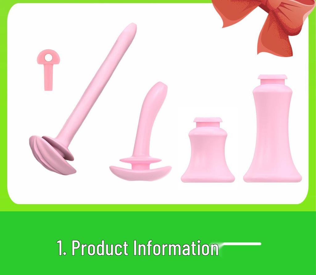 Chrysanthemum Bow Chastity Lock: Male Flat Lock and Restraint for TS Training