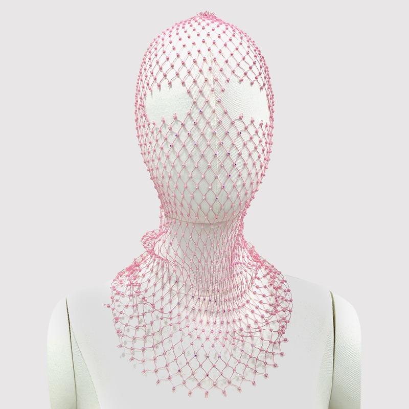 1 st Pärlsmycken, Nätansiktsdekoration, Håraccessoarer, Festbana, Retro Temaevenemang, Mystisk Högklassig