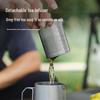 Xinjingzhou Outdoor 304 Stainless Steel Camping Tea Kettle Set