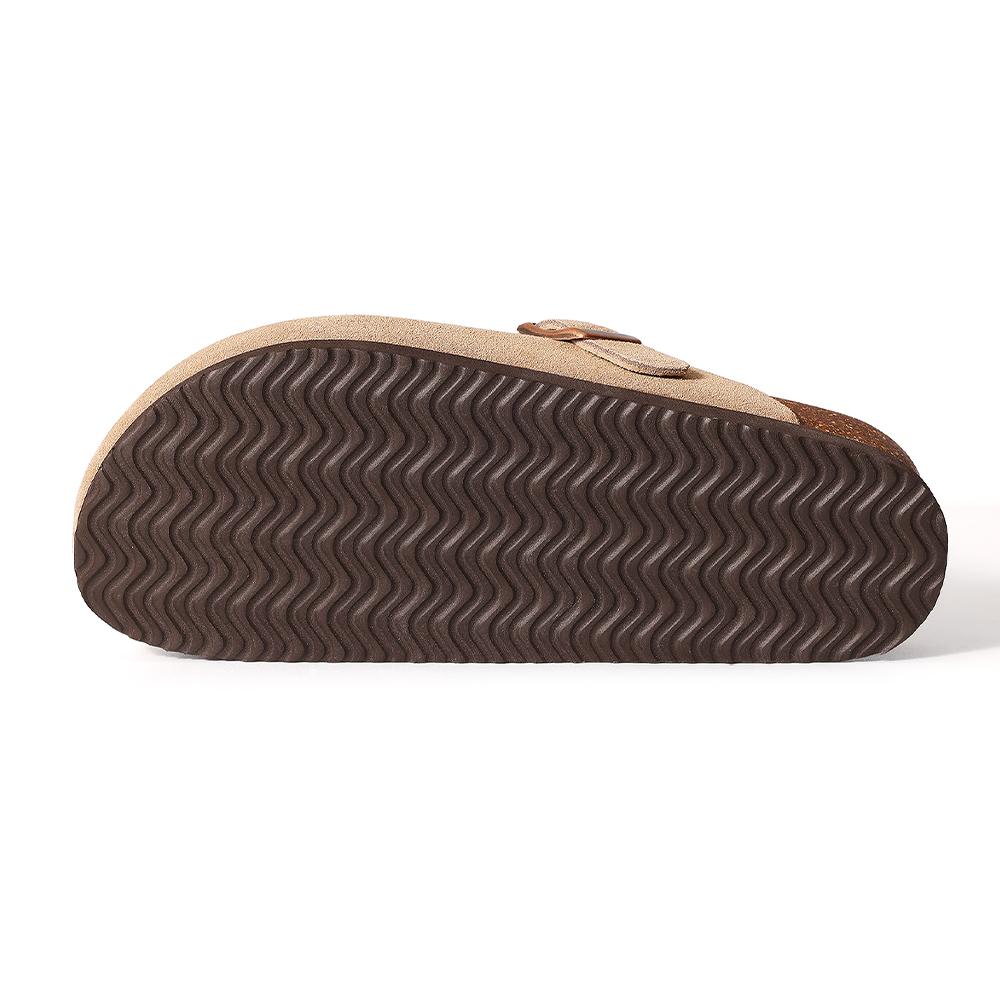 Fashion Smile New Men Clogs Slippers Men Platform Suede Clogs Slippers Outdoor Vacation Cushioned Beach Slippers Men Cork Clogs Slippers