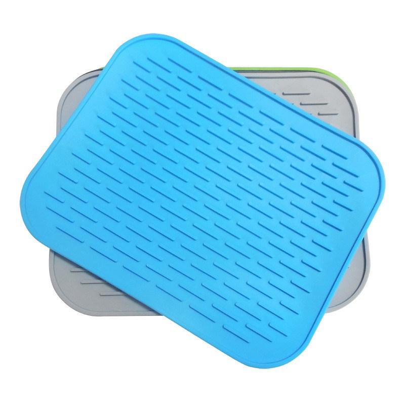 

Термостойкий нескользящий коврик для горячей сковороды, противоскользящий, противоожоговый, кухонный, теплоизоляционный силиконовый коврик-подставка 21.5*15.5cm