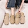 Fashion versatile one-pedal height-increasing slippers women's 2025 summer and autumn new thick-bottomed comfortable Boken lazy bag head slippers