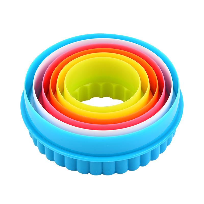 Creative Round Dual-purpose Cake Mold 6-piece Set