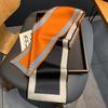 Long Small Silk Scarf Women's Autumn and Winter Versatile Thin and Narrow Scarf with Shirt Fashion Headband New Decorative Scarf