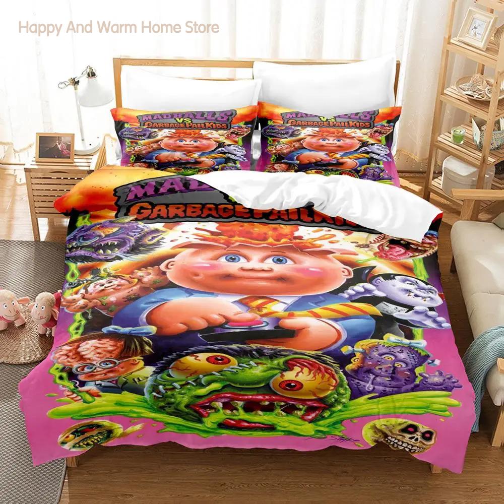 Garbage Pail Boys Bedding Set Single Twin Full Queen King Size Bed Set Aldult Boy Bedroom Duvetcover Sets 3D Anime Roupa De Cama