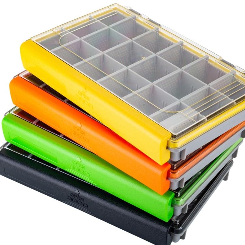 Waterproof Organizers Lure Baits Organizers Clear Lid Tray Box Baits Separator Fishing Tackle Box Storage Box Trays