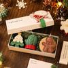 3 Stück Weihnachtskerzen Duftkerze Weihnachtsbaum Handschuh Socken Form Kerzen Sojawachs Geschenke für Heimdeko Party Schlafzimmer Raum Tischdekorationen