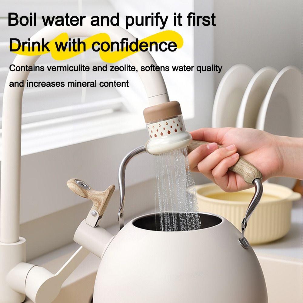 Water-saving Kitchen Sink Faucet Extender Rotatable Tap Water Filter Dopamine Kitchen Shower Head