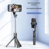 New F01 Anti-Shake Rotating Selfie Stick with Detachable Wireless Remote and Tripod for Travel Photography
