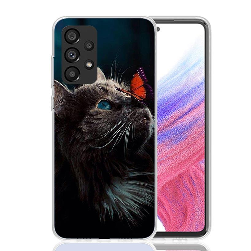 Cool Animal Big Cat Tiger Phone Case For Samsung Galaxy A13 A14 A15 A16 A17 A53 A54 A55 A56 A33 A34 A35 A36 A23 A24 A25 A26 A05S