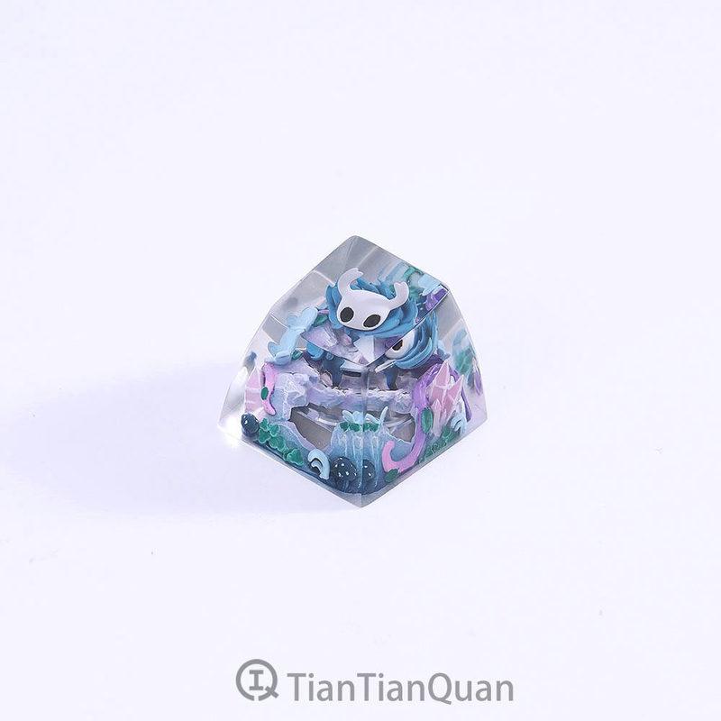 Knight Hollow Handmade Backlit Keycap Handcrafted Single Esc Keycap For Mechanical Keyboard Gamer Collectible Gift