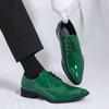 New Men Business Formal Shoes Casual Lace-up Business Office Fashion Leather Shoes Designer Banquet Leather Shoes Men Size 38-46