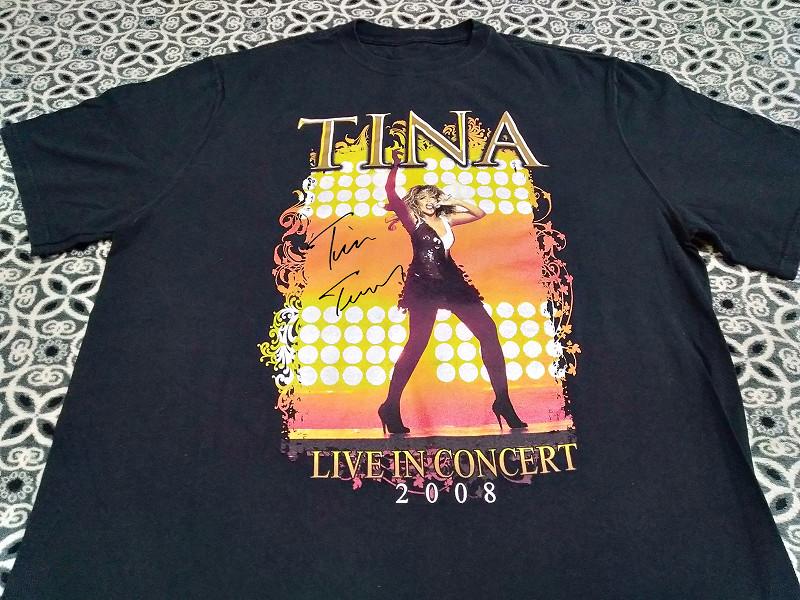 VTG 2008 Live cONCERT TINA TURNER Shirt Classic Black Unisex S-5XL Unisex T-Shirt XL