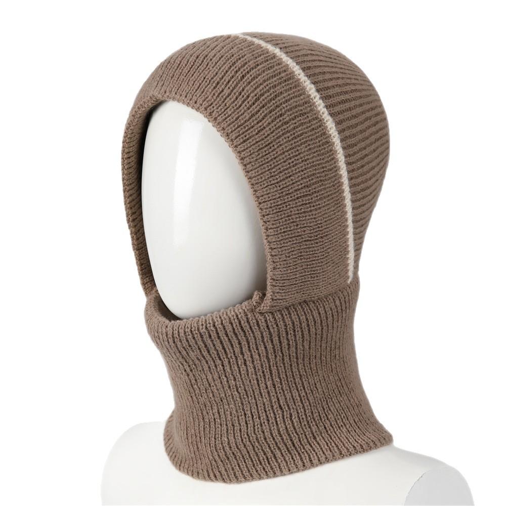 Hat Women'S Winter Mask Scarf One-Piece Hat Mom Plush Thick Wool Hat Cycling Warm Windproof Hat
