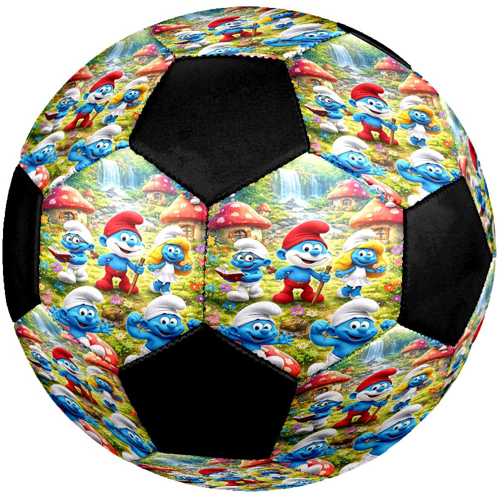 The Smurfs Theme Size 5 Soccer Ball, Suitable for Both Indoor and Outdoor Matches, a Gift Suitable for Everyone.