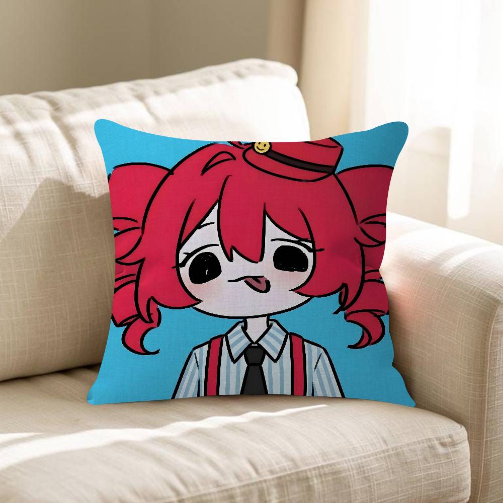 KKasane Teto Pillow Cover Sofa Cushion Cover Home Room Decoration Children Gift
