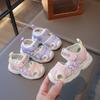 Girls Beach Shoes Fashion Summer New Kids Sport Sandals with Double Hearts Classic Princess Sweet Casual Sandals Soft