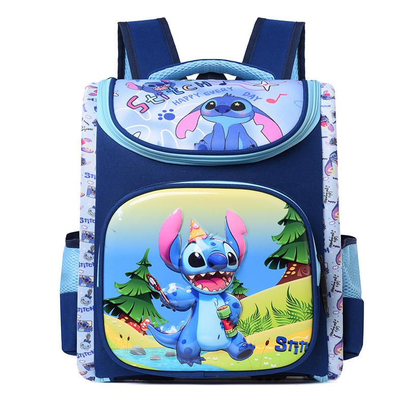 Spider Man Kuromi Stitch Angel Labubu Backpack With Durable Oxford Fabric For Preschool Kids