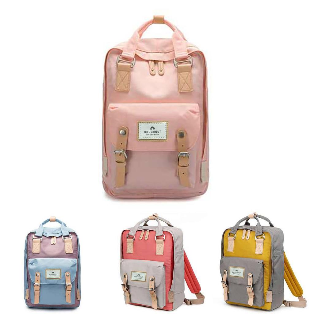 Mochila Original de Macarrón Donut Perfecta Para la Escuela y Viajes