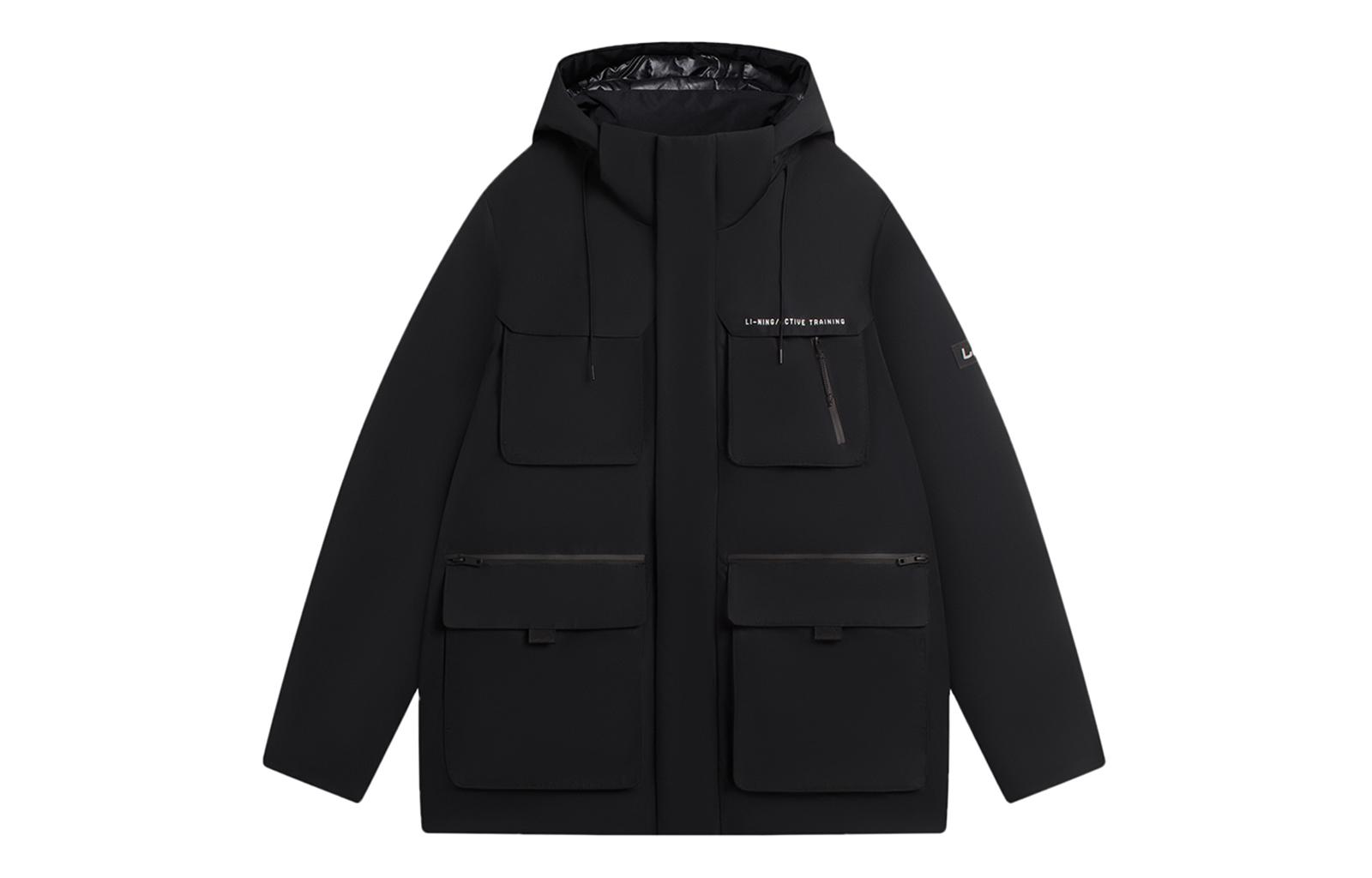 Li Ning Down Jacket Winter Men s Black AYMS311-3 L