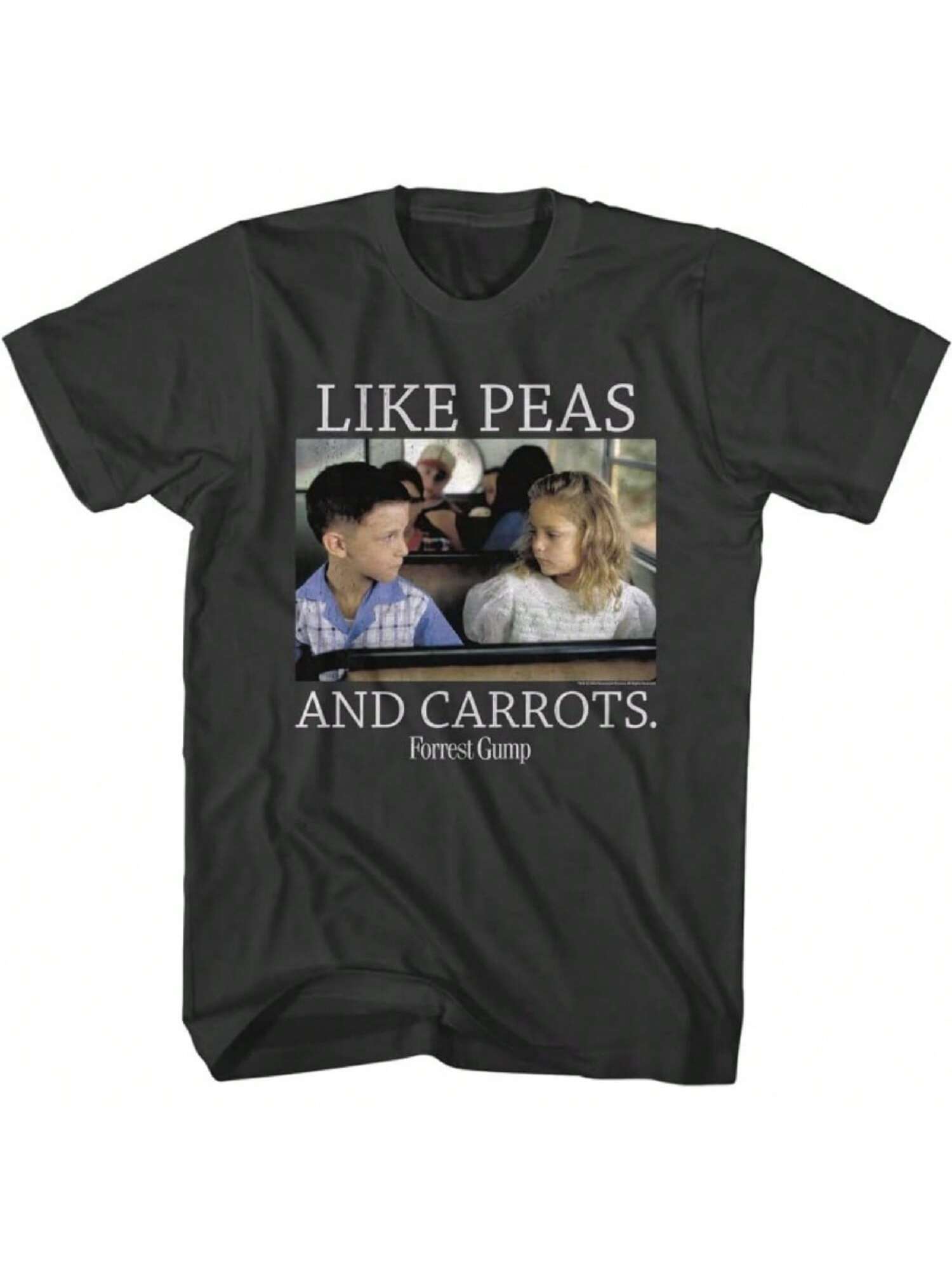90s Movie Like Peas And Carrots Vintage Style Adult Short Sleeve T Shirts Graphic Tees S разноцветный