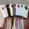Applicable To Huawei Mate11 Mobile Phone Case, New Pro + High-grade Liquid Silicone Strap, Wristband, Lanyard, Anti-drop Cover.