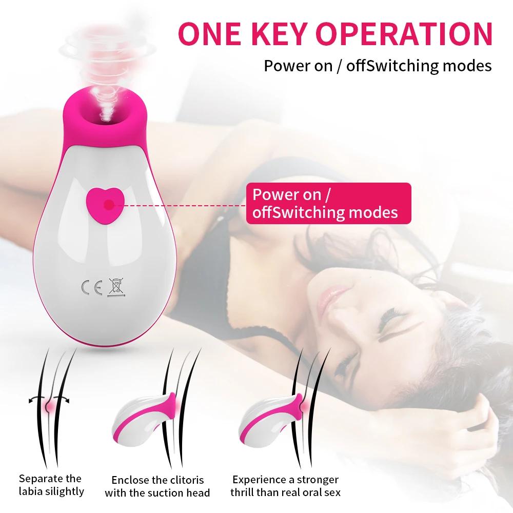 Female mini vagina Sucker Sucking Vibrator G-spot Clitoris Vacuum Nipple Stimulator Masturbator Adults Sex Toys for Women Couple