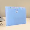 12 Layers A4 File Folder Elastic Strap Design Exam Paper Storage Booklet File Bag  Document Storage