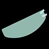 Universal Motorcycle Helmet Lens Film Clear Visor Shield Patch Rainproof Sticker