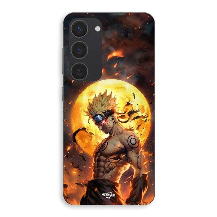 Coque de téléphone - MANIACASE - Samsung Galaxy S23 Plus - Silicone - Dark Naruto lune - 3D