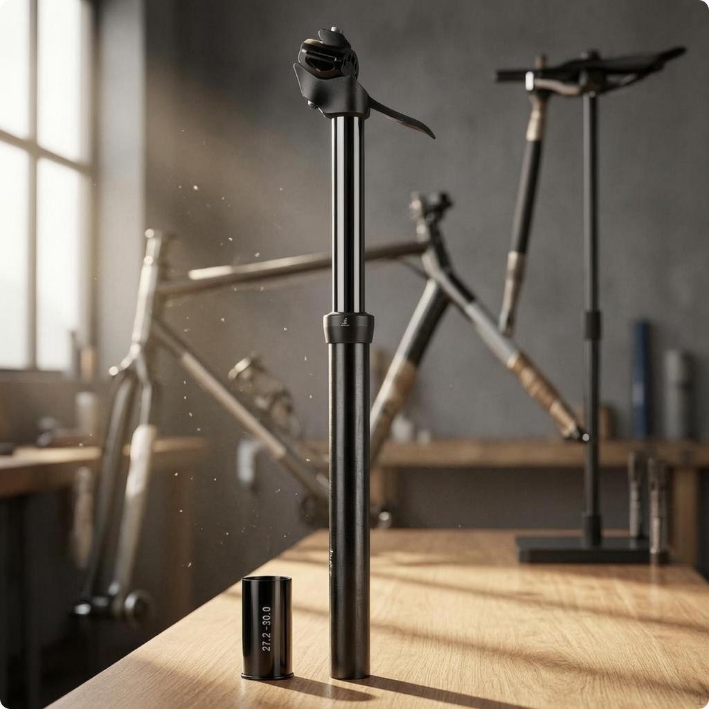 Manual Dropper Seatpost Adjustment Range Seat Post Side Lever Telescopic Tube