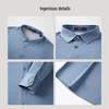 EMZ Men's Long-Sleeve Warm Business Shirt
