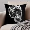 Punk Rock American Band TThe OOffspring Cushion Cover Pillowcase Antidustmite Invisible Zipper Short Plush Sofa Cushion
