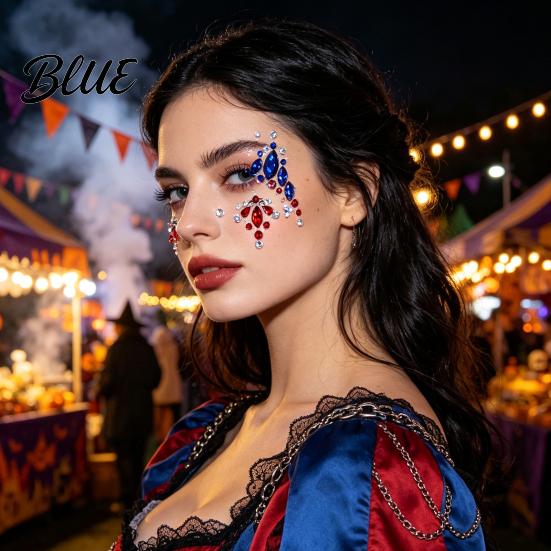 Medical Grade Skin Jewels Face Gems Makeup Temporary Tattoo Sticker  Faux Crystal Jewelry Cosplay Glitter Stones Rhinestone Teardrop Eyeliner