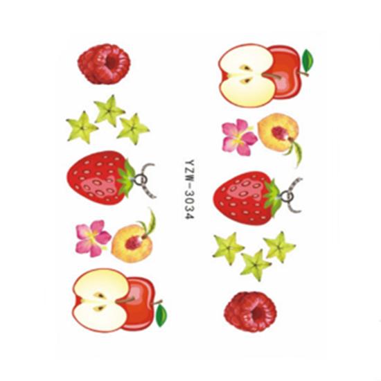 1pc 3D Nail Stickers Spring Summer Natural Flower Leaves Simulation Dried Flower Dragonfly Nail Applique Water Slides Decoration