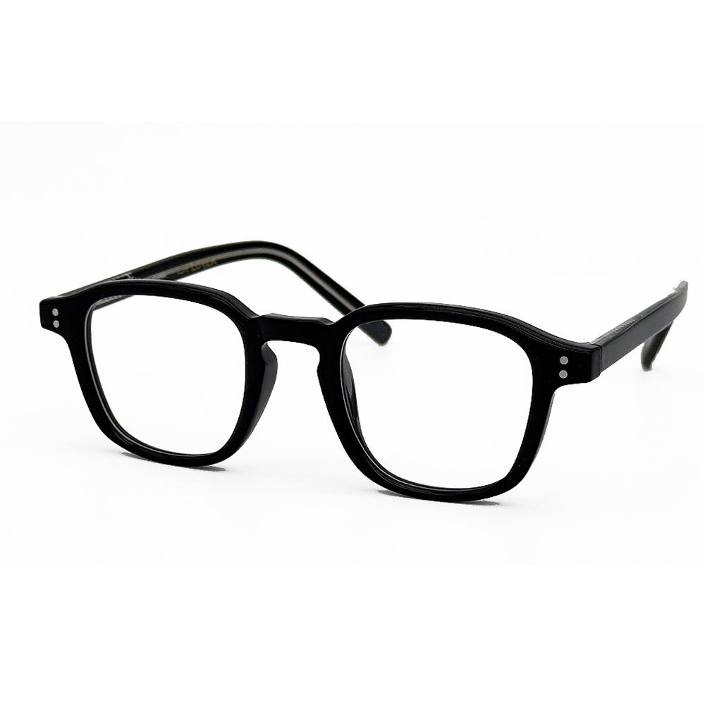 Lapeullolida Newel Black Horn-Rimmed Glasses