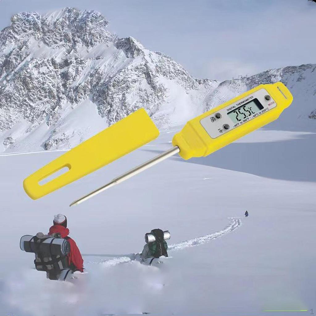 Digital Thermometer Gauge Electronic Kitchen Food Pocket Dial Outdoor