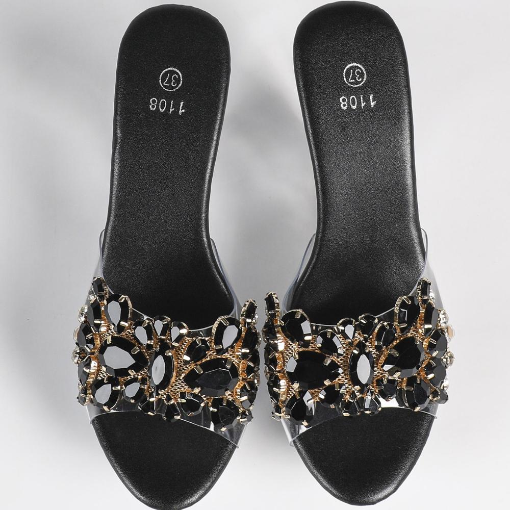 10.5CM 2026 New Round Toe Crystal Shoes, Transparent Chunky Super High Heels, Sexy Car Model Nightclub Footwear LFD-1108WG-H58