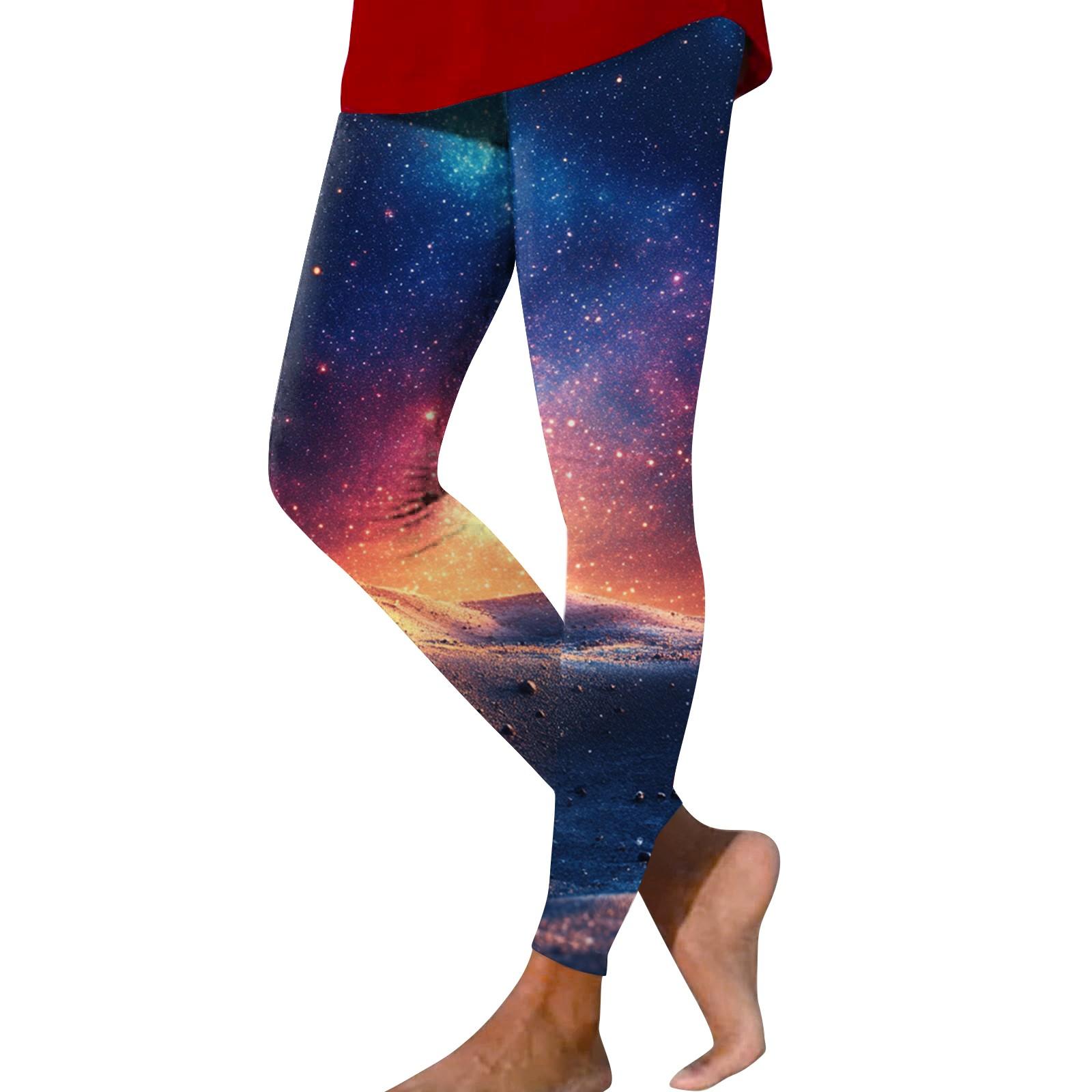 

Женские модные облегающие эластичные повседневные брюки для йоги с принтом и эластичной талией XL