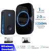 150M Range Wireless Doorbell 60 Ringtones Door Bell Chime Electronic Doorbell  Apartment