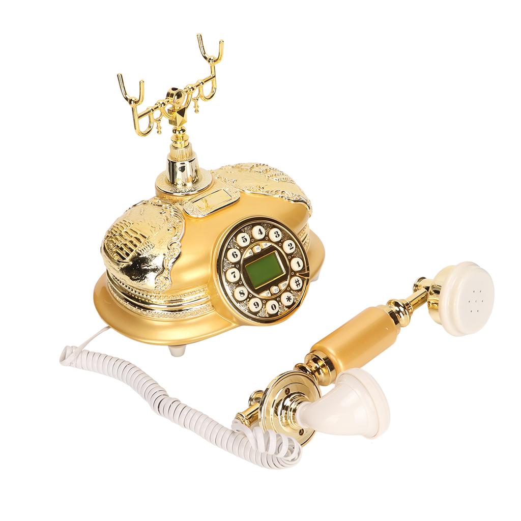 MS‑5600A Europäisches Vintage-Telefon Klassisches LCD-Display Anrufer-ID Retro-Telefon für Wohnzimmer