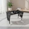 Pet Grooming Table with Mesh Surface Collapsible Dog Grooming Table with Restraint Collars Furniture Adjustable Easy To Clean