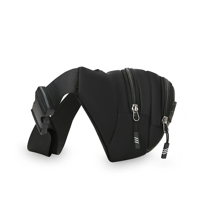 Unisex Large Capacity Fitness Waist Pack Portable Anti Theft Ultra Thin Small Chest Bag Sports Outdoor Leisure Running Waist Bag