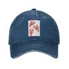 Lobsters And Lobster Seafood Festival Denim Fabric Cap Casual Baseball Caps Adjustable Hat Summer Unisex Baseball Hats