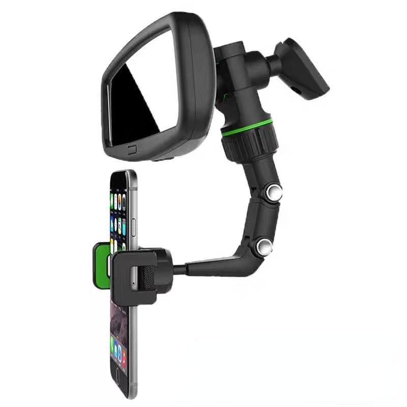 Rückspiegel-Handyhalterung für Auto, 360° drehbare Handyhalterung, GPS-Halter Universelle Auto-Handyhalterung für alle Smartphones